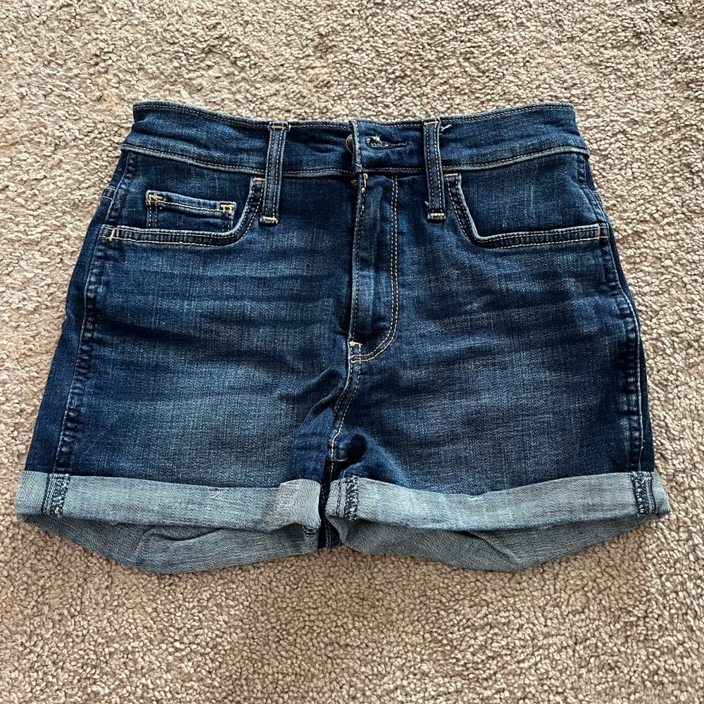Hollister Dark Wash Jean Shorts
